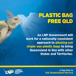 LNP to phase out plastic bags in the Nanango Electorate