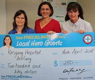 Grant will help Kingaroy Hospital Canteen vollies