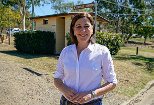 Deb promises new amenities block for Brisbane Valley Rail Trail at Linville