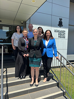 Visit to Kingaroy Courthouse Deb’s first job as Attorney-General